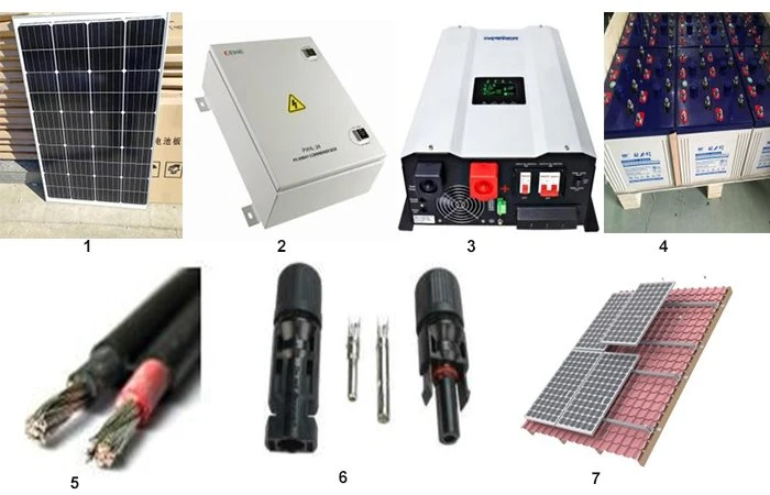 5000 watt solar panel generator kit