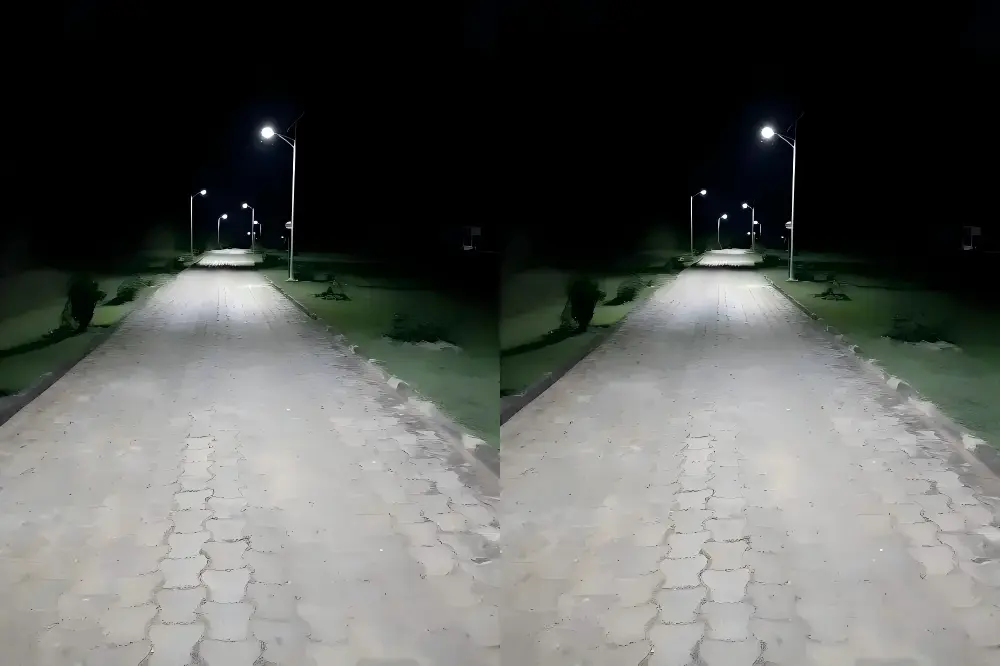نائجیریا میں دیہی سڑکوں کے لیے 60W سولر اسٹریٹ لائٹس پروجیکٹ