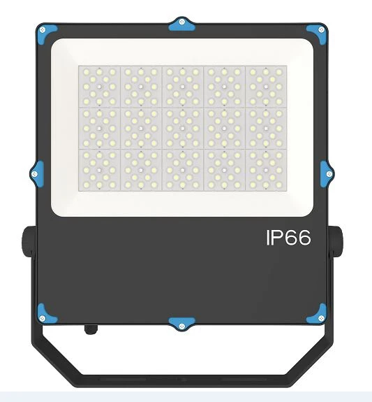 200W آؤٹ ڈور ایل ای ڈی فلڈ لائٹ IP66 28000Lm باغات، فیکٹریوں، کورٹ، اسٹیڈیم، یارڈ، چوکوں کے لیے